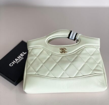 Chanel 31 Nano Shopping Bag – White