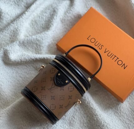 Louis Vuitton Cannes Bag - Primilary Brown and darken Brown With Black Strip