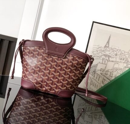 Goyard Beluga Mini Bag in Burgundy