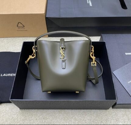 Saint Laurent Le 37 Bucket Bag - Deep Musk