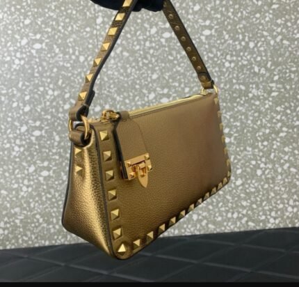 Valentino Garavani Rockstud Small Bag - Gold