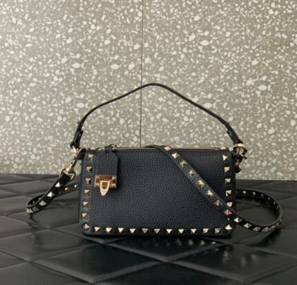 Valentino Garavani Rockstud Small Bag - Black