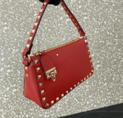 Valentino Garavani Rockstud Small Bag -Red