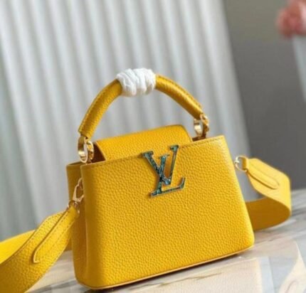 Louis Vuitton Capucines Mini - Safran Imperial Yellow ( Taurillon leather )
