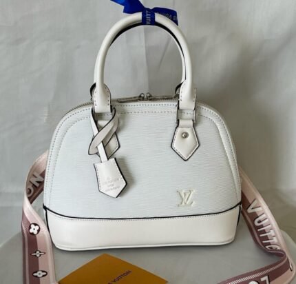 Louis Vuitton Alma BB – White Elegance