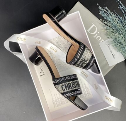 Dior Dway Mule – Black and White