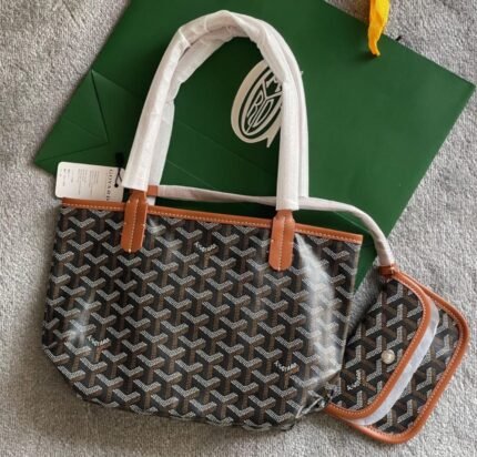 Goyard Anjou Mini Bag in Black Tan