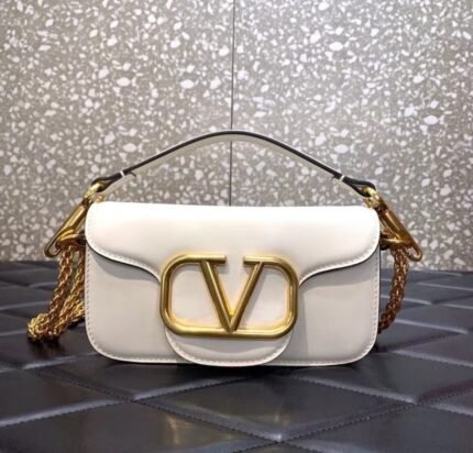 The Valentino Garavani Locò Bag in Light Ivory