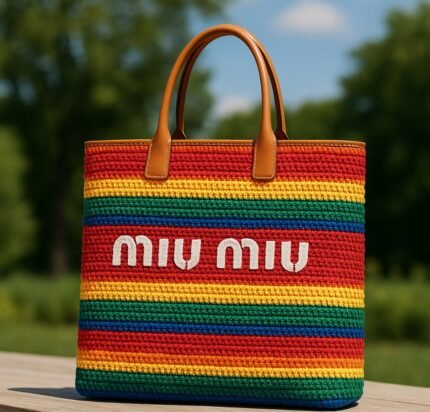 Miu Miu Crochet Tote Bag