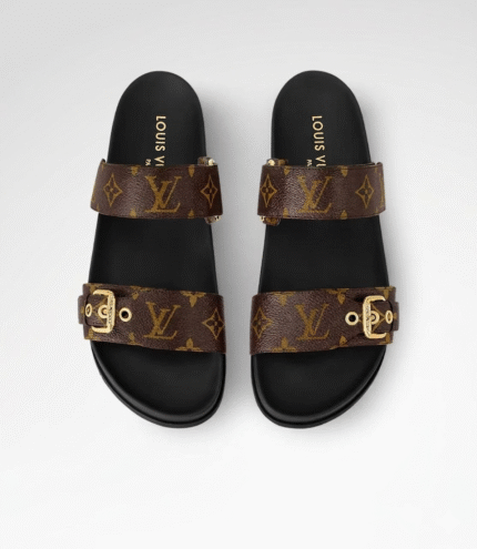 The Monogram Comfort Slide (brown)
