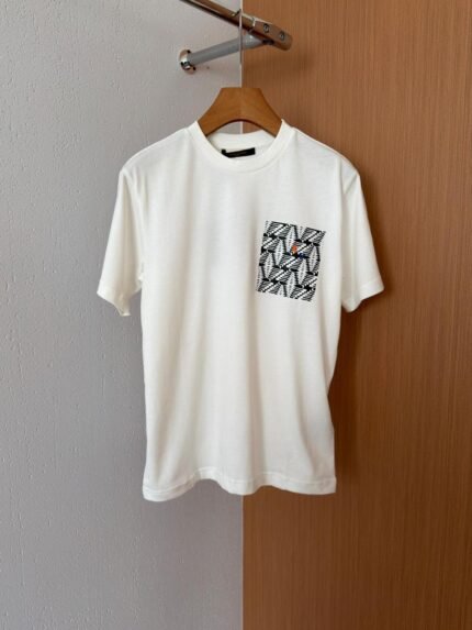 Louis Vuitton Pixel Pocket Tee- white
